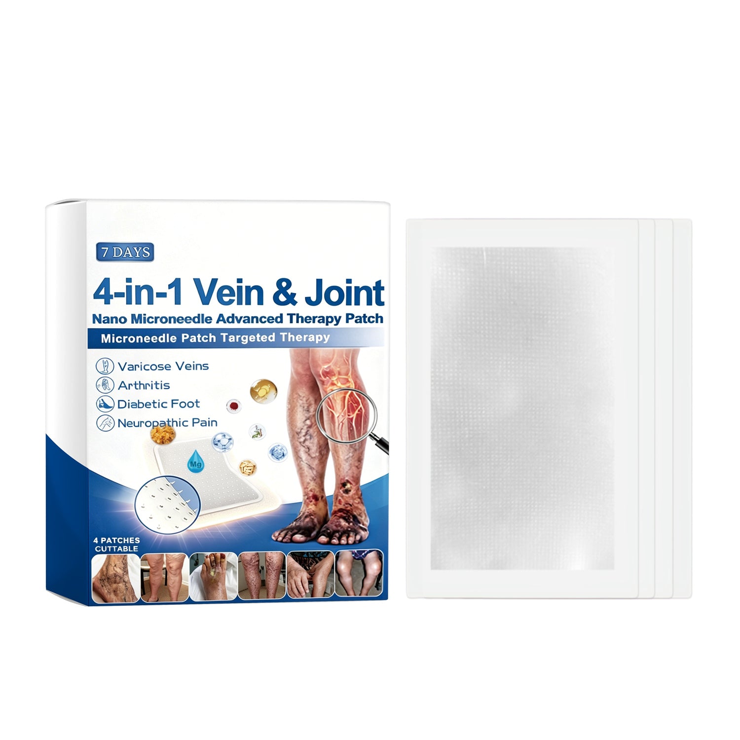 Vein Joint Microneedle Patch