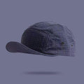 Men's And Women's Retro Checkered Classic Five-panel Casual Style Quick-drying Short Brim Baseball Cap, Daily Outing Versatile Sun Hat