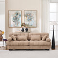 Cloud Couch Modular Sectional Sofa, Modern Loveseat Sectional Couches For Living Room,Deep Seat Modular Couch With Armrests Pillows,Comfy Advanced Flannelette Sofa For Bedroom 4pillow