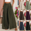 Casual Loose-fit Pleated Cotton Top For Women