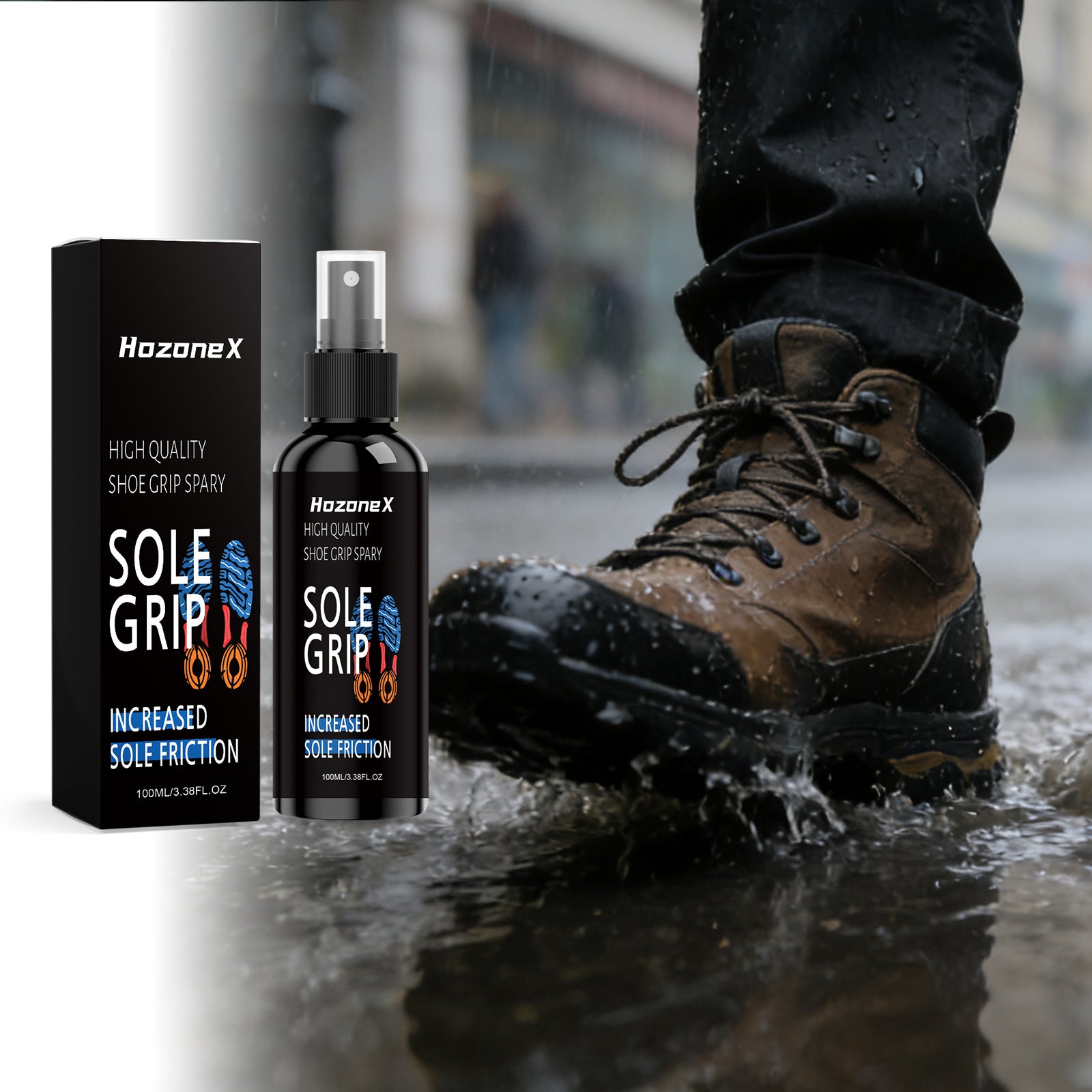Smooth Road Surface For Daily Travel, Antiskid Sole Convenient To Carry Spray