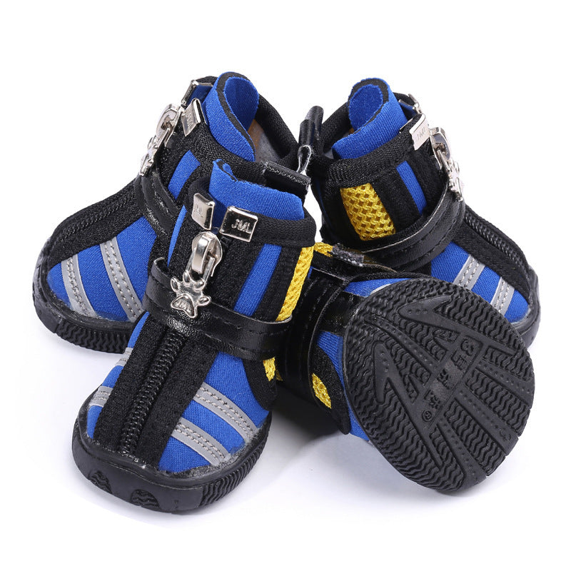 Indoor And Outdoor Pet Shoes Diving Fabric Dog Running Shoes