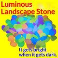 Artificial Luminous Landscape Pebbles In Multiple Colors