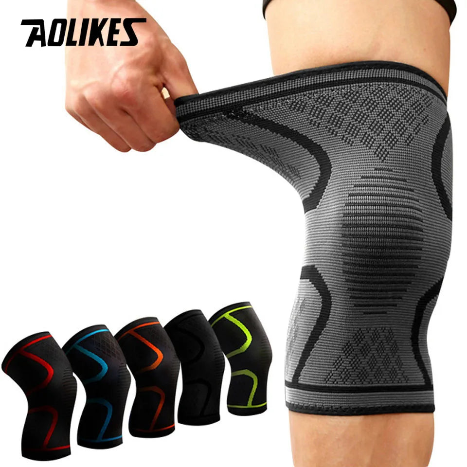 Knee Support Braces Elastic Nylon Sport Compression Knee Pad Sleeve