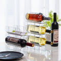 Transparent Wine Rack Home Display Wine Rack Refrigerator Storage Box