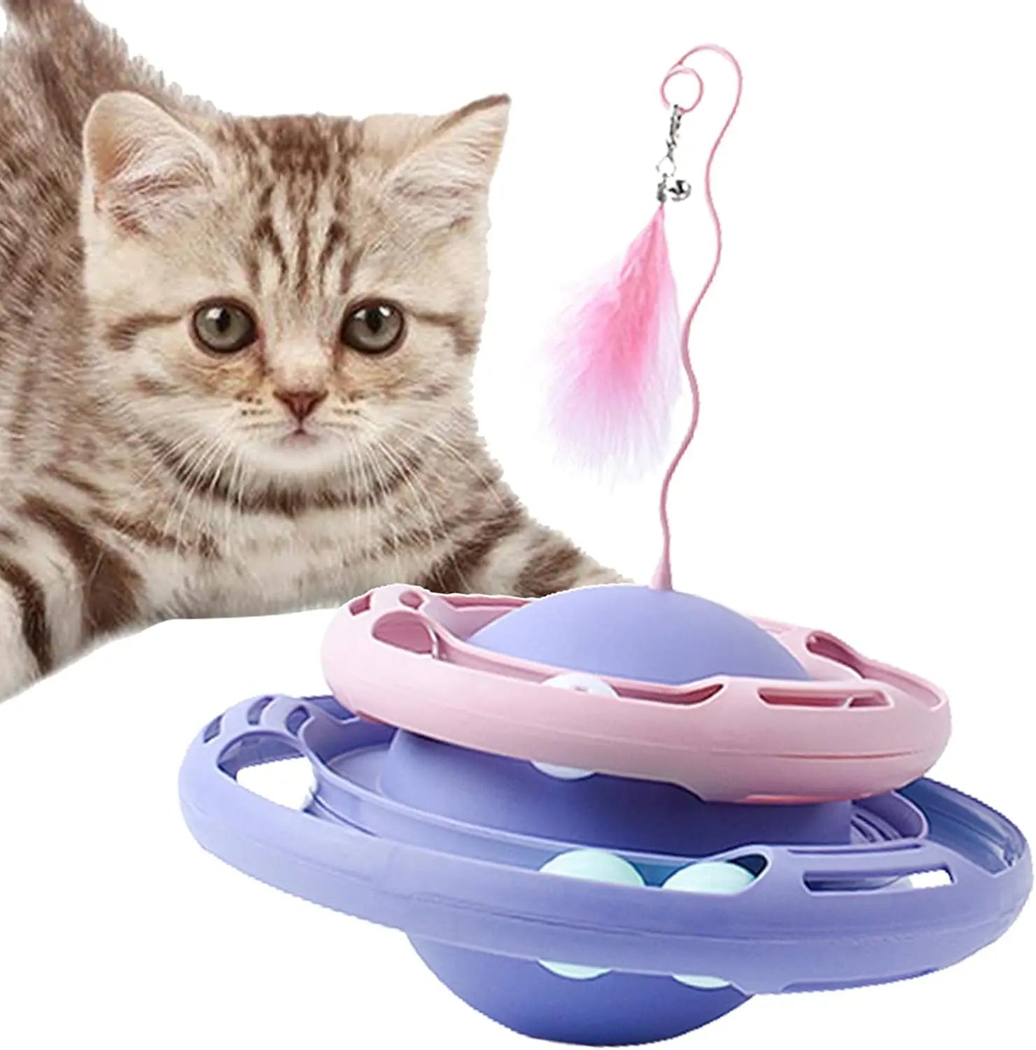360 Degree Cat Tumbler Toy Cat Teaser Toys