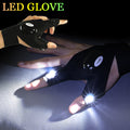 LED Night Light Waterproof Fishing Gloves Flashlight Hunting Rescue Tool