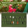 10Pcs Foldable Gardening Tool Storage Bag Roll