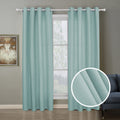 Plain Blackout Living Room Bedroom Window Curtains