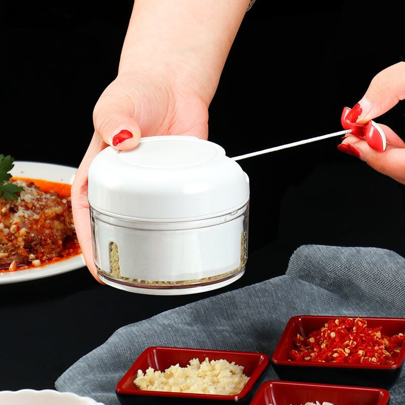 Mini Garlic Crushed Garlic Hand-Pulled Crusher With Brush Home Kitchen Tools