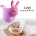 Child Cartoon Shower Shampoo Cup  Washing Hair Bathing Cup Kids Bath Tool