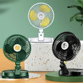 Folding Table Lamp Fan USB Charging Retractable Table Lamp Fan