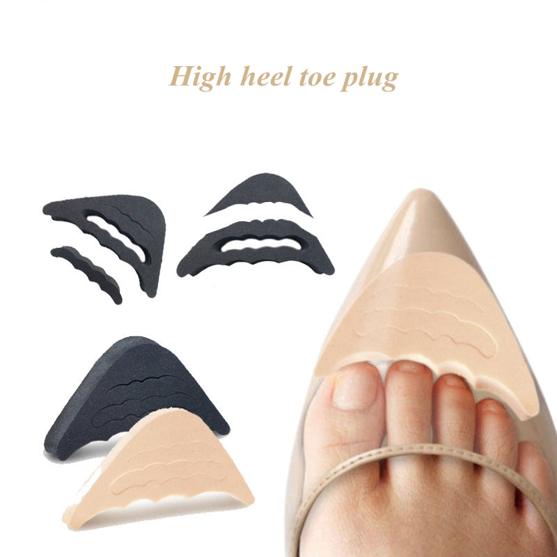 Women High Heel Toe Plug Insert Shoe Toe Front Filler Cushion