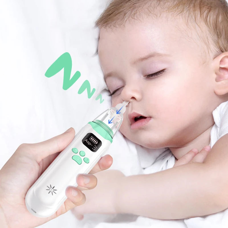 Electric Baby Nasal Vacuum Cleaner Infant Nasal Aspirator Mucus Runny Nose Inhaler