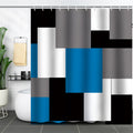 Abstract Geometric Print Waterproof Shower Curtains