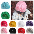 Children Warm Hats Autumn Winter Kids Headband Turban Scarf