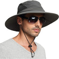Fisherman Bucket Hat Summer UV Protection Waterproof Fishing Hat
