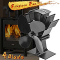 Blade Heat Powered Stove Fan