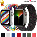 Braided Solo Loop For Apple Watch Band Elastic Bracelet Strap