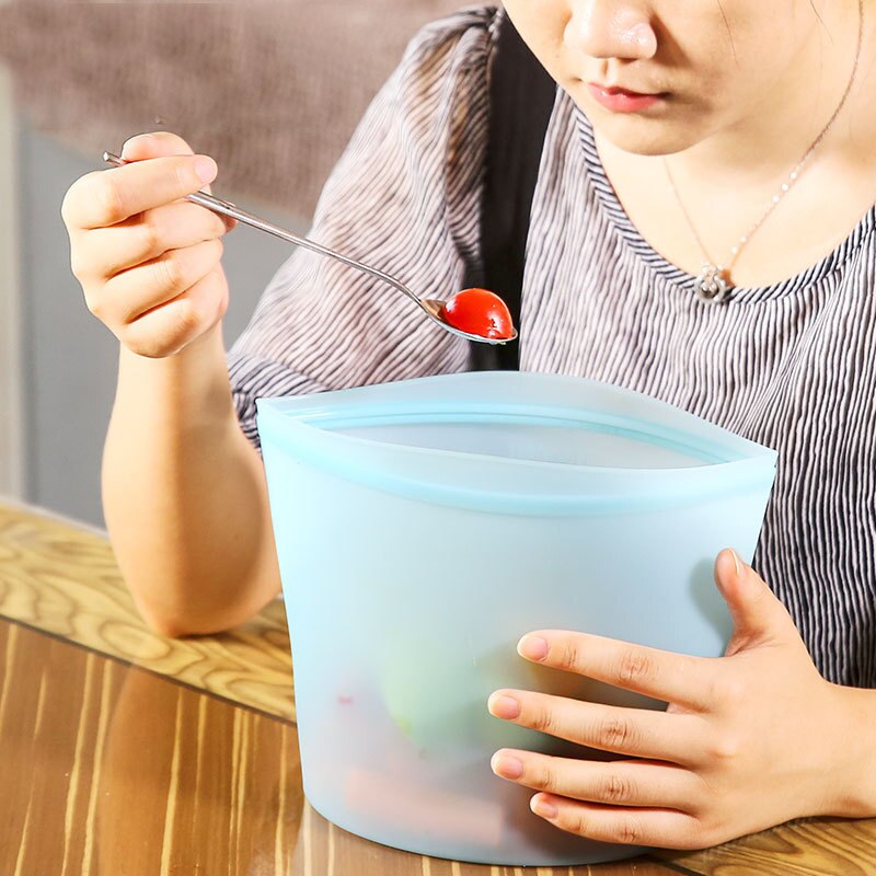 Fresh-keeping Silicone Food Storage Bag Reusable Storage Bag
