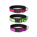 Soft Reflective Padded Nylon Pet Necklace Luxury Nylon Pet Dog Collar