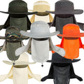 Men Fishing Hat Sun Hat with Neck Face Flap Cover UV Protection