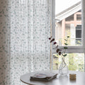 Floral Printed With Tassel Window Curtains Home Decor