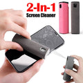 2 In 1 Phone Screen Cleaner Spray Screen Dust Removal Cleaning Artifact