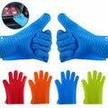 1 Piece Silicone Oven Kitchen Glove Heat Resistant Thick Cooking BBQ Grill Glove