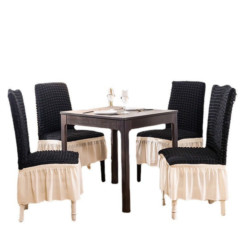 1 Piece Elastic High Back Full Cover Dining Seat Slipcover Chair Covers