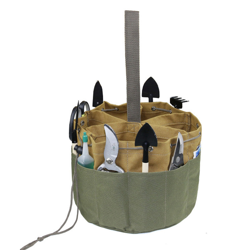 10Pcs Large Capacity 17 Pockets Parachute Shape Garden Tool Storage Tote Bag