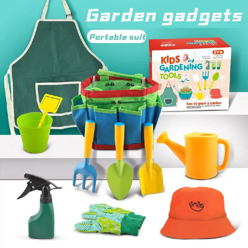 Kids Beach Toys Shovel Rake Outdoor Planting Garden Work Tool Set