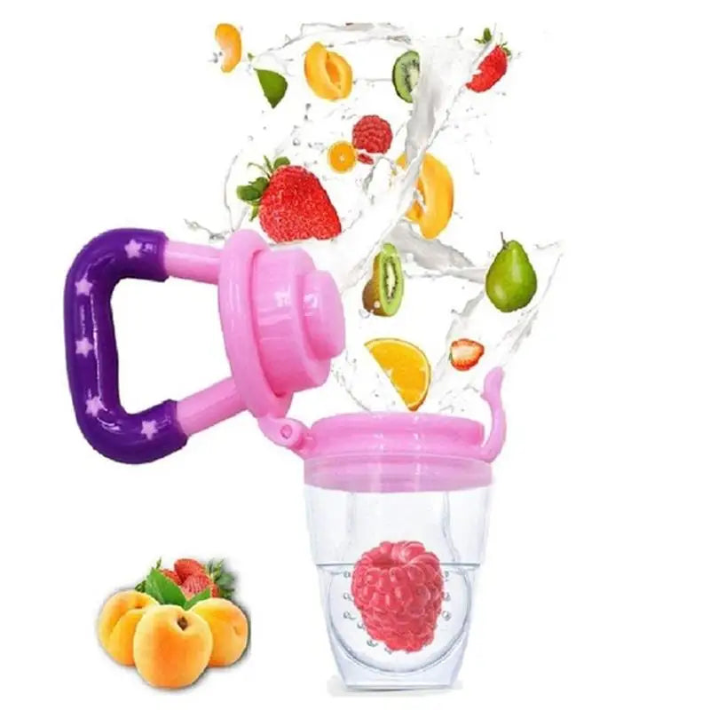 Toddler Baby Silicone Rice Cereal Bottle Squeeze Spoon Feeder