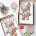 Large Size 3D Baby Bear Breakable Chocolate Mold
