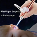 LED FlashLight Earpick Baby Ear Cleaner Endoscope Penlight Spoon Cleaning