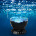 Lamp 7 Color LED Luminous Wave Projector Remote Control Music Player
