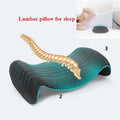 Low Back Pain Lumbar Pillow Memory Foam Side Sleeper Waist Support Pillow Bed