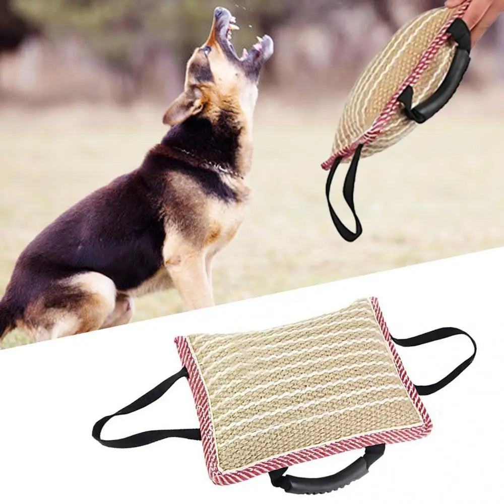 Medium Large Dog Training Bite Pillow Puppy Training Tug Toy
