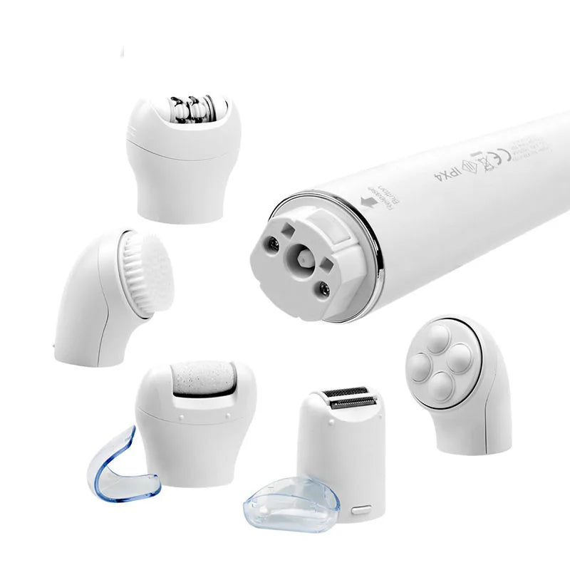 Multifunction Waterproof 5 In 1 Lady Shaver Women Female Epilator