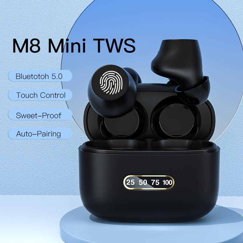 TWS Wireless Binaural Stereo Sports In-Ear Headphones