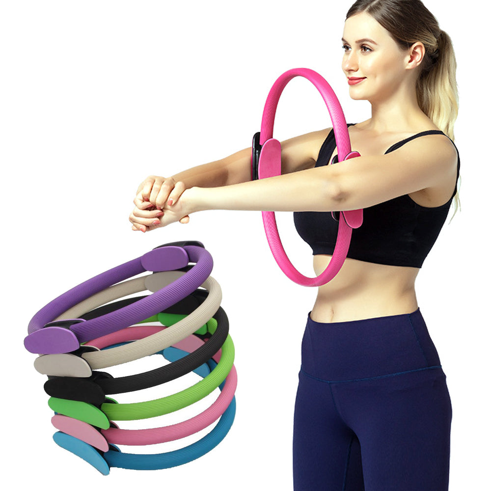 Yoga Resistance Ring Pilates Circle TPU Elasticity Wheel Leg Strength Training