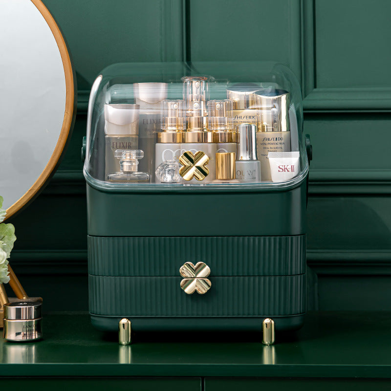 Transparent Cosmetic Storage Box Acrylic Desktop Makeup Jewelry Beauty Case