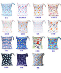 Moisture Proof Double Zipper Design Dry Wet Separation Baby Diaper Bags