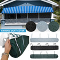 7 Sizes Patio Awning Protector Cover Patio Garden Rain Shed Storage Bag