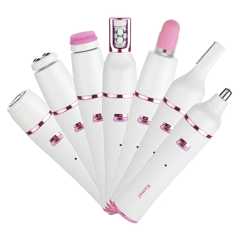 Original 7 In 1 Women Epilator Electric Facial Hair Remover