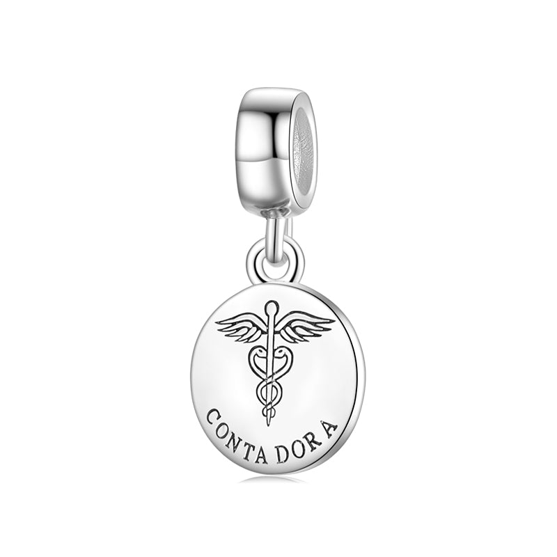 S925 Sterling Silver Creative Hollow Occupation Series Teapot Dangle Charm Bead For DIY Bracelet Necklace Jewelry Gift