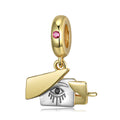 Open Evil Eye Pendant, 925 Silver Necklace And Bracelet DIY Jewelry