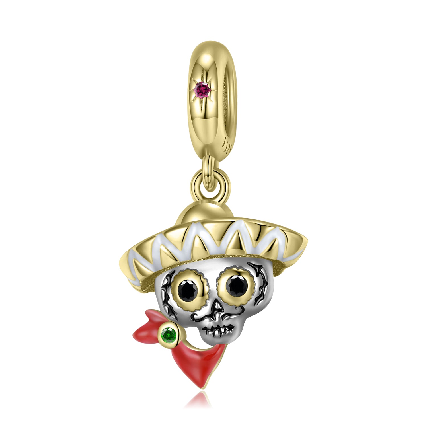 S925 Sterling Silver Hector Character Dangle Charm Movie Inspired Pendant Bead For DIY Charm Bracelet Necklace Jewelry Gift
