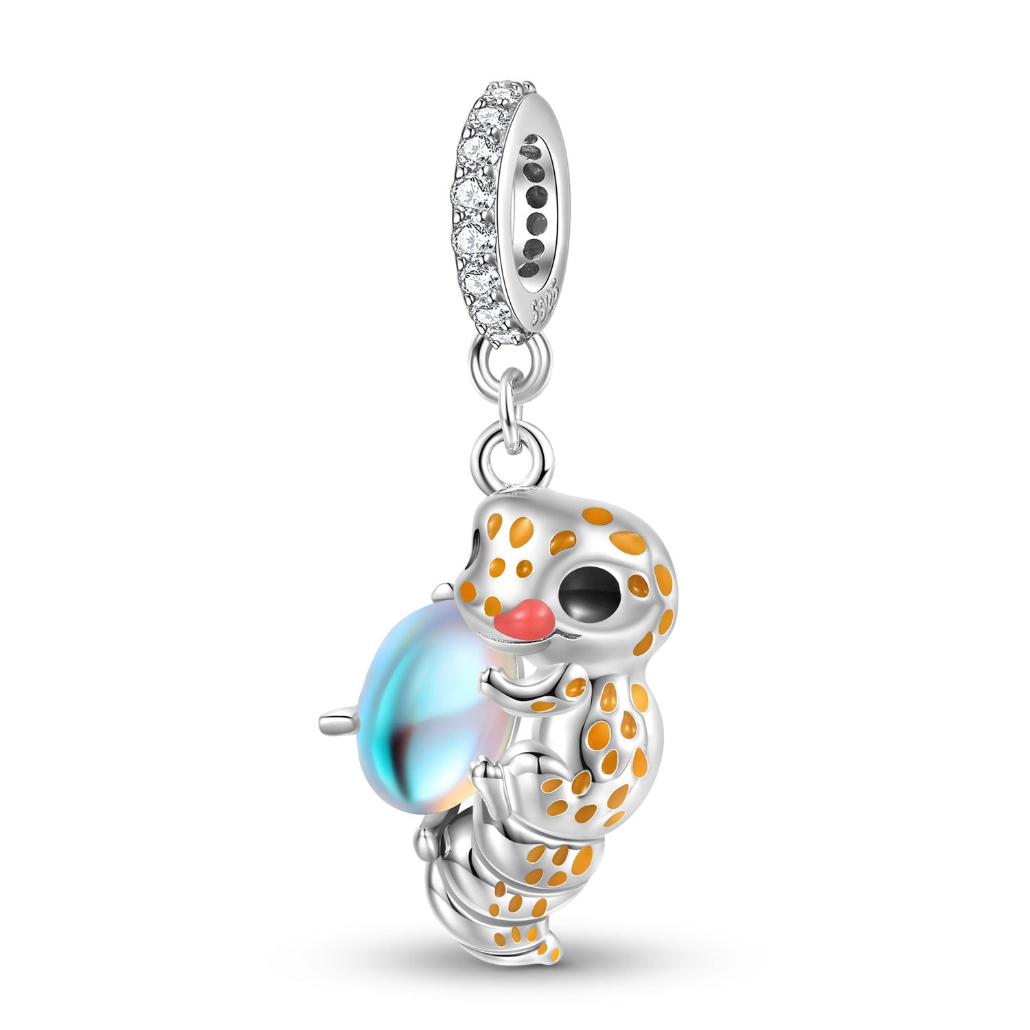 Skull Chief Charm 925 Sterling Silver Enamel Stone Pendant Bead For DIY Charm Bracelet Necklace Gothic Jewelry Gift