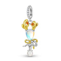 Love Confession Boy Charm 925 Sterling Silver Enamel Pendant Bead For DIY Charm Bracelet Necklace Jewelry Gift